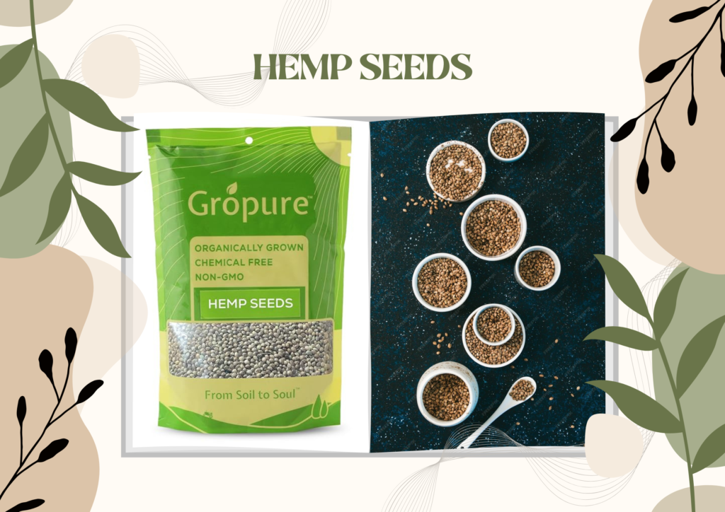 Powerful seeds for gut health - hemp seeds product image