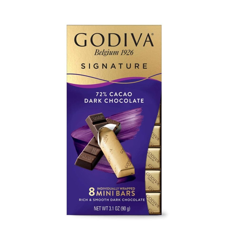 Godiva 72% dark chocolate for brain health