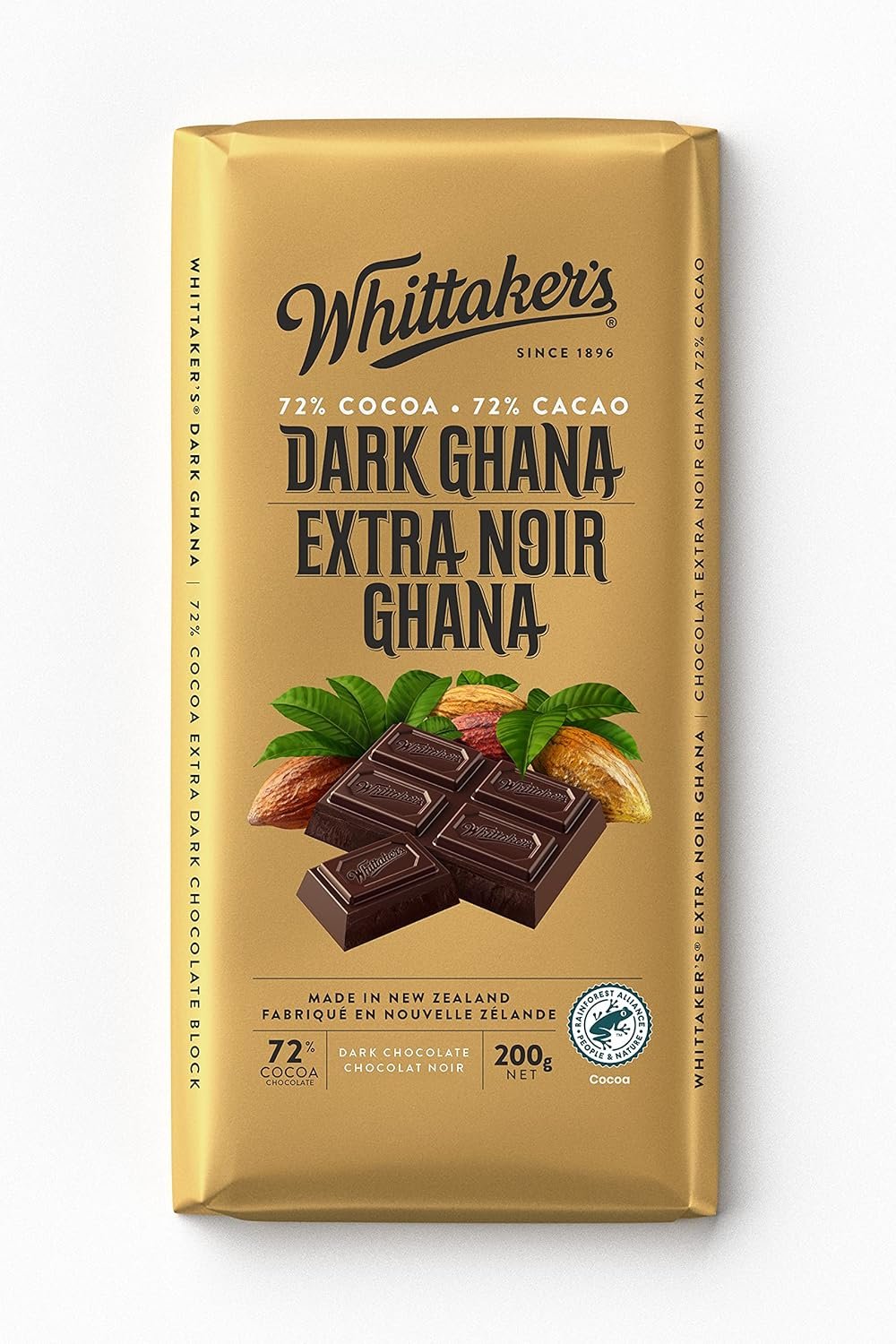 Whittaker’s 72% dark chocolate for brain health